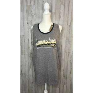 NWT Vanderbilt‎ Commodores Men's Gray Sleeveless Tank Top Size XL